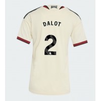 Manchester United Diogo Dalot #2 Kolmaspaita Naiset 2026-27 Lyhythihainen